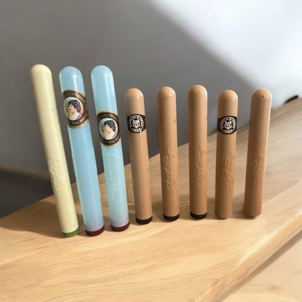 Vintage Garcia & Vega 1882 Empty Cigar Tubes - Lot of 8